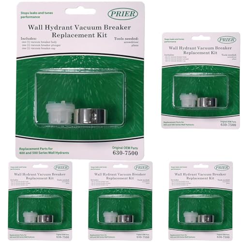 Prier 630-7500 Vacuum Breaker Service Parts Kit, Fits for series 400/500, Original Version (Pack of 5) - size: Fits for series 400/500 (Pack of 5)