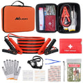 Nilight Car Emergency Kit with Jumper Cable, First Aid Kit Safety Assistance Tools for Travel Camping Outdoor Cars Truck SUV RV, Roadside Essentials with Flash Light - color: Basic Essential Kit