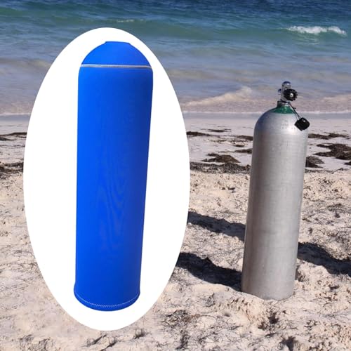 kowaku Scuba Diving Tank Cover Neoprene Dive Cylinder Sleeve Dive Tank Protective Cover - color: Blue