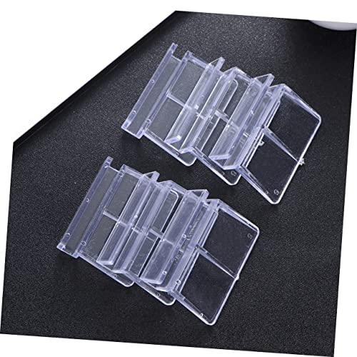 10pcs Acrylic Fish Tank Cover Holder Bracket Transparent Support for Aquarium Lids Practical Rack for Tank Plates