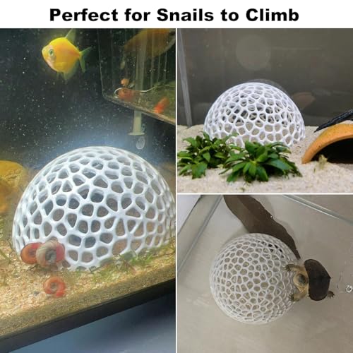Aquarium Shrimp Hide, Fish Tank Porous Cave Shelter Hideout Ornament, Detachable Breeding Shrimp Hide & Rest Tunnel, 2 Set, White - color: White