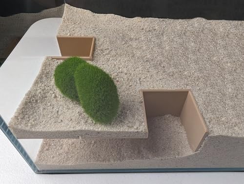 Fish Tank Tunnel Aquarium Hardscape, Shrimp Hide Aquarium Tunnel, Shrimp Tank Aquarium Decor Fish Tank Cave, Fish Tank Decorations Hideout, Fish Hideout for Aquarium, Fish Tank Accessories Decorations - color: Corner Tunnel Wood