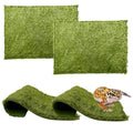 kathson 4pcs Reptile Carpet Terrarium Liner Tortoise Bedding Reptile Substrate Liner Mat Pet Cage Mats Supplies for Lizard Snake Bearded Dragon Gecko Chameleon Turtle Iguana (11.81 X 7.87 in) - color: 4PCS（M）：11.81 X 7.87 in