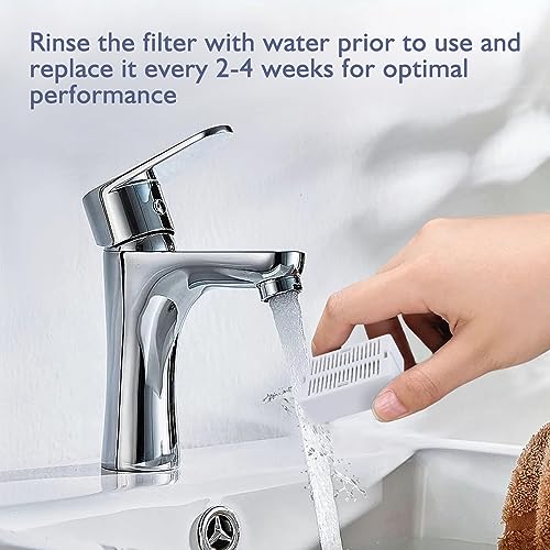 Lawfery 16 Pack Ceramic Cat Water Fountain Filters Replacement, 16 Cat Fountain Filters and 4 Pre-Filter Sponges for Ceramic Pet Water Fountains (16+4)