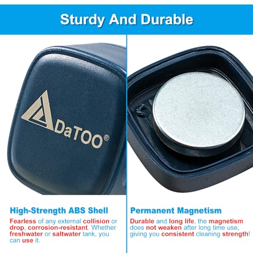 Aquarium Mini Magnetic Scrubber Scraper Small Fish Tank Cleaner Nano Glass Aquarium Cleaning Tools with Super Strong Magnet - size: Nano