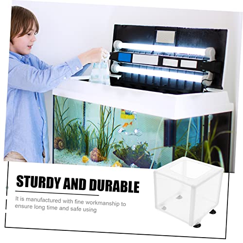 YARNOW 2pcs Fish Breeding Isolation Box Adjustable Aquarium Separator Cups for Fish Tank Convenient Net for Juvenile and Sick Accessory