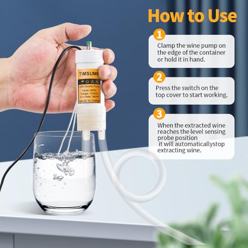 Portable USB Electric Auto-Stop Self Priming Pump with level sensor,Auto Siphon Transfer Pump Kit for Home Brew Wine,Beer,Beverages and Kombucha,Food Grade bottling 2L/min No Mess Leak - color: White Top-Switch With Auto-Stop