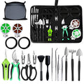 Bonsai Tree Kit, 20 Pcs Gardening Succulent Tools Set, Bonsai Tool Kit Include 262 Feet Bonsai Wire, 29.5"x29.5" Plant Repotting Mat, Bonsai Scissors, Pruning Shears, Unique Gift for Indoor Gardening - style: Green