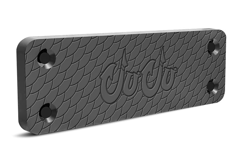 Juju Fishing Magnet | Oversized Magnet for Fishing Magnetic Tackle Storage, Lures, Pliers, Gun Holder | Used on Boats, Filet Table, Trucks (Black) - color: Black