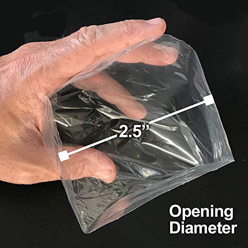 RESILIA Plastic, Leak-Proof Shipping Bags for Live Fish - 4" x 10" 2 Mil, 0.002 Inch, Double Bottom Seal, for Freshwater & Saltwater Fish, Case of 100 - size: 100 count