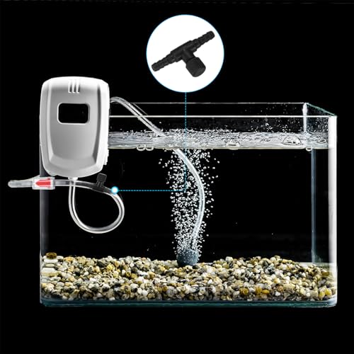 M METERXITY 20-Pack Aquarium Air Valve for 3/16" Airline Tubing PVC Aquarium Air Control Valves for Fish Tanks/Aquaculture, Regulators Air Pump Adjustable Valve[Black]