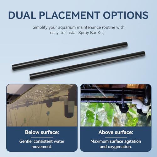Aquarium Spray Bar Replacement for Fluval Spray Bar kit Compatible with Fluval 06, 07 Canister Filters, Aquarium Filter Water Aeration Accessory (Model: AHGA234)