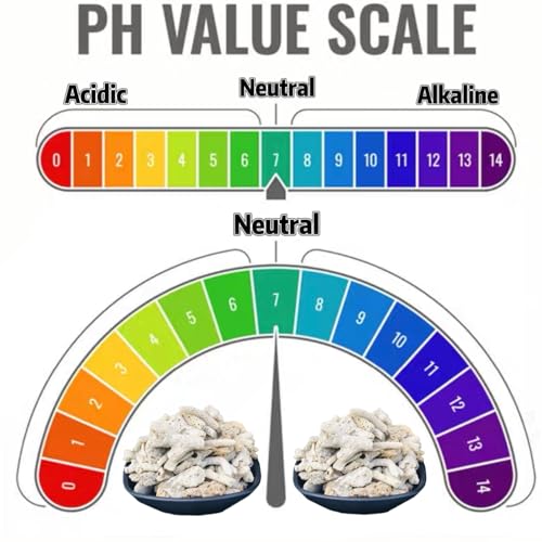 Crushed Coral Filter for Aquarium,Fish Tank Crushed Coral for Freshwater Aquarium PH Aquarium Bio Filter Media Bag