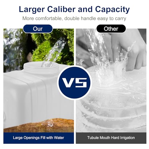 Water Storage Container for Camping, 6.6 Gallon Water Tank with Faucet, Portable First Aid Water Storage for Outdoor Hiking, RV, Autonomous Driving Tour, 17.7 x 11.8 x 11.8in - size: 17.7 x 11.8 x 11.8in