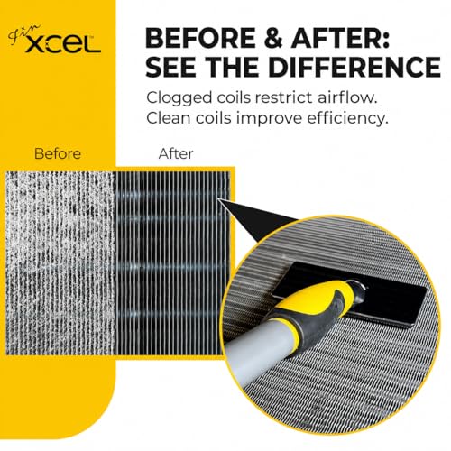 HVAC Coil Cleaner Brush for AC Evaporator & Condenser Coil Cleaning
