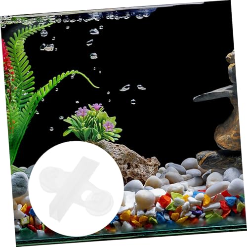 20pcs Aquarium Divider Clips with Suction Cup Holders Sturdy Abs Fish Tank Isolation Plate Support for Easy Installation Versatile Use Secure Stable for Various Tank
