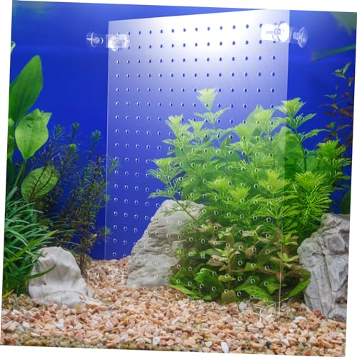 HANABASS 1set Acrylic Aquarium Divider Board Fish Tank Isolation Plate for Breeding Species Separation Safe Design