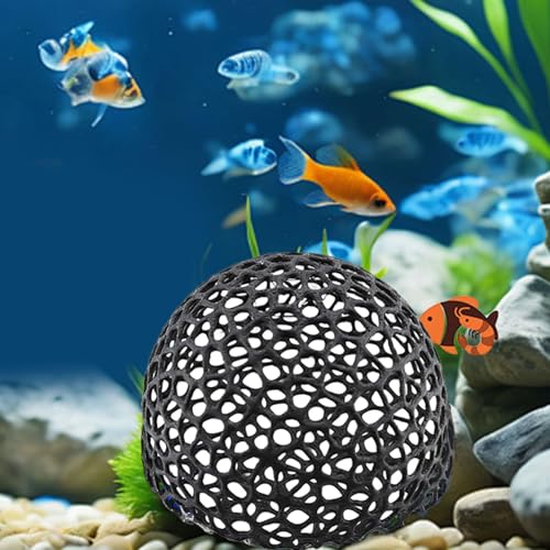 Artificial Resting Cave Shelter Aquarium Decors Landscape for Beautify Aquarium Landscaping Appearance Dome Corner Fish Cave with Removable Design