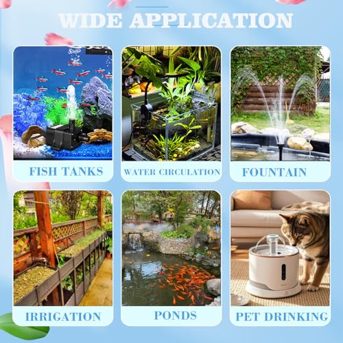 DC 12V Submersible Mini Water Pump,240L/H 5W Ultra-Quiet Micro Brushless Pump 3M Pumping Head Water Pump for Aquarium Fish Tank Hydroponics(1 Pack) - color: 1 Pack