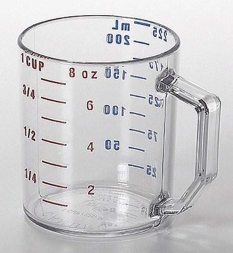 Cambro Measure Cup 1 Cup Clear (25MCCW135) - size: 1 cup