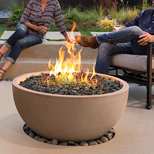 Mr. Fireglass Natural Lava Rock, 0.3"- 0.6" Small Volcanic Lava Rock for Indoor & Outdoor Fire Pits, Fireplaces, Fire Bowls & Fire Table, Decorative Garden Landscaping, Potted Plants -10 Pounds, Black - color: Black, size: 0.3"-0.6"