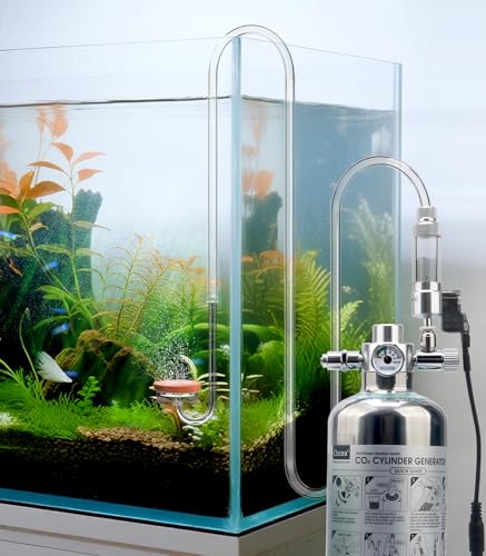 Aquarium CO2 Proof Tubing Flexible Kink-Resistant PU Tube 3/16" (16.4ft), Clear - color: Clear with storage box