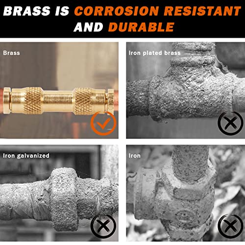 1/4" Air Brake Line Fitting, (One-quarter of an inch) DOT Brass Push in Fitting, Push to Connect Union Fittings Air Brake Union 1/4" Tube OD for Trucks Trailers andIndustrial Use (4 Pack) - color: 4PCS DOT Push-to-Connect, size: 1/4" Od