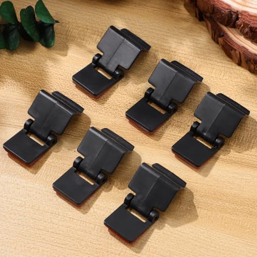 Alasum 6-Pack Turtle Terrarium Buckle – Escape-Proof Latch for Glass Reptile Tank Lid, Heavy-Duty Plastic Lock Clips for Tortoise & Lizard Habitat, Universal Fit for Breeding Boxes & Aquarium Covers