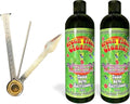 Green Piece® Cleaner - Two of the 16 oz Bottles of Glass Cleaner (Made in USA) - Including a 100% Stainless Steel Reamer - 3 in 1 tool - Excellent for grimey pieces - style: 16 Fl Oz (Pack of 2) + Reamer