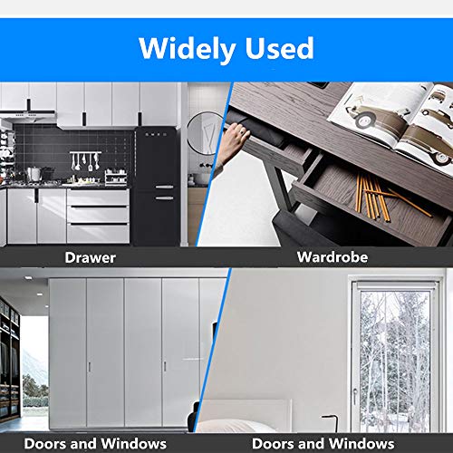 2 Packs Keyed Locks Twist Knob Locking Hasp for Small Doors, Cabinets and More,Stainless Steel Steel, Catch Latch Safety Lock with Keys (4inch, Silver) - color: Silver, size: Straight 4 Inch