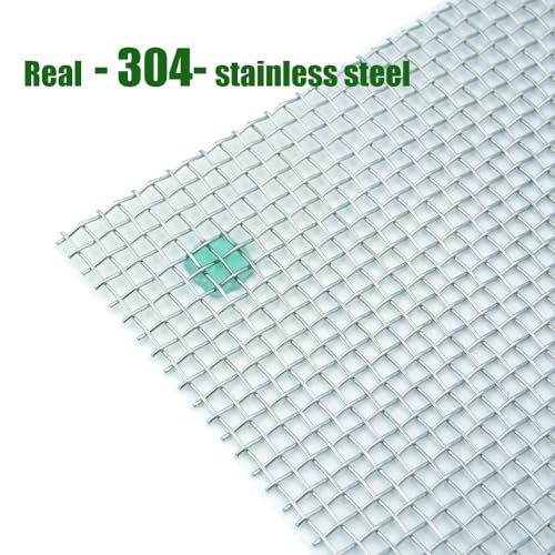 LINLAN 24 Pieces 3.1X3.1in (8X8cm) Aquarium Moss Mesh, 304 Stainless Steel Aquatic Moss Wall, Easy to Cut, for Fixing and Propagating Aquatic Mosses, DIY Aquarium Filtration, and Aquascaping