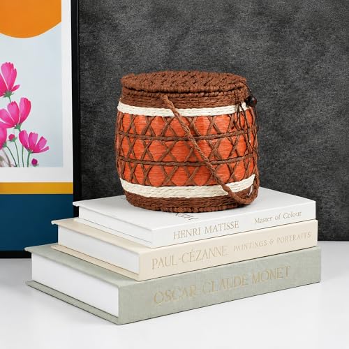 Decorative Books for Home Decor,Set of 3 Aesthetic Faux Books with Storage Box,Linen Fake Books for Coffee Table,Bookshelf & Mantle Decor,Modern Decorative Book Set (Sage) - color: Mint Green