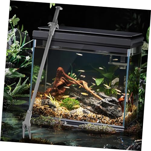 balacoo 3pcs Plastic Aquatic Plant Tongs Curved Tweezers for Fish Tank Plants Ergonomic Design for Easy Trimming and Maintenance for Foreground Care