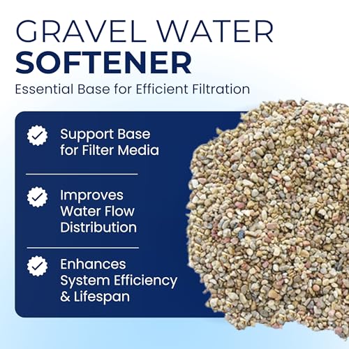 IPW Industries Inc - Water Softener Gravel - Garnet Filter Bed Media for Filter Tanks, Water Conditioners, Water Softeners and Backwashing (15 lbs) - size: 15 lbs