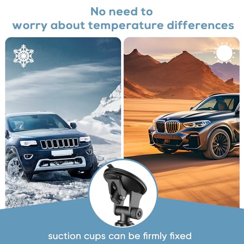 Suitable for Uniden R7 R8 Radar Detector, Car Radar Detector Suction Cup Bracket, Windshield and Dashboard Mounting Mount