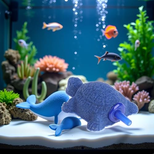 Blue Turtle Aquarium Bubble Air Stone Diffuser Fish Tank Aerator Oxygen Pump Ornament Decor Aquarium Air Pump Accessories