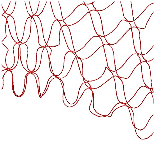 Beistle Red Decorative Fish Netting, Beach Party Supplies for Ocean, Under-The-Sea or Pirate Themed Parties, Hawaiian Luau’s, Summer Beach Parties, 4’ x 12’ - color: Red, size: 4' x 12'