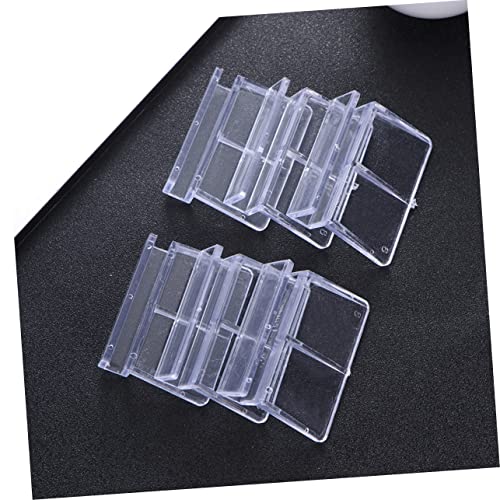 YARNOW 10pcs Plastic Aquarium Supports Fish Tank Cover Bracket Tank Stand for Betta Fish