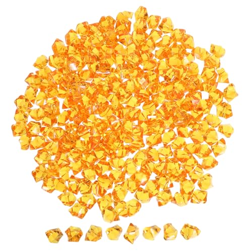 KALLORY 220Pcs Clear Acrylic Fake Crushed Ice Rocks for Vases Table Scatter Party Decoration Arts Crafts Irregular Design for Fish Tanks and Events