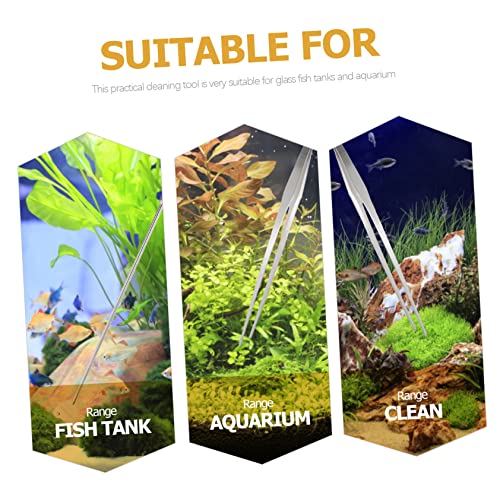 BESPORTBLE Aquarium Aquascaping Tool Set Tweezers Scissors Algae Scraper Premium Fish Tank Cleaning Kit for Freshwater Saltwater Aquariums