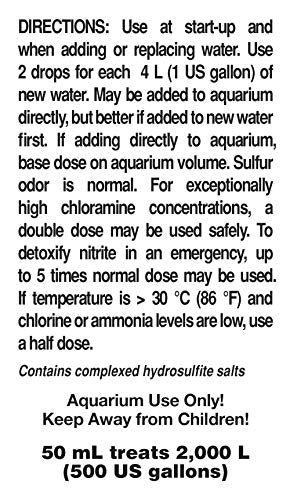 Seachem Prime Fresh and Saltwater Conditioner - Chemical Remover and Detoxifier 50 ml - size: 50 mL, style: Conditioner