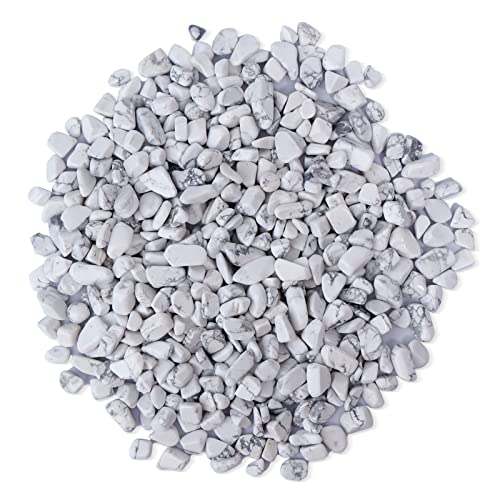 gemshan 2lb Natural White Rocks 7mm-9mm, River Rocks for Plants Succulents, Withe Stone Pebbles for Aquarium Vase Decoration - color: Turquoise