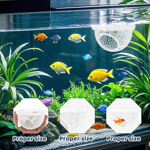 Betta Hammock, Floating Fish Tank Accessories for Aquarium Decor, Feeding and Resting Shelter with Silk Plants, Black and White Color Options for Betta Fish and Shrimp Tanks