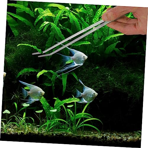 DECHOUS 1set Aquascaping Tools for Aquarium Maintenance Includes Tweezers Scissors and Spatula for Water Plants and Easy Tank Cleaning