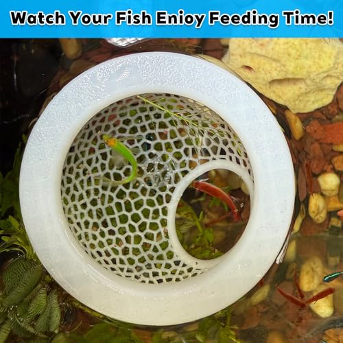 3D-Printed Floating Betta Cave & Shrimp Hideout - Multi-Functional Aquarium Hammock, Feeding Ring, Stress-Free Resting Spot for Betta Fish, Corydoras & Small Fish Tanks
