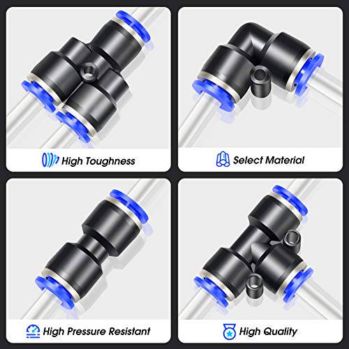 TAILONZ PNEUMATIC Clear 3/8 Inch OD 10 Meters PU Air Tube Pipe Hose Pu Air Hose for Air Line Tubing or Fluid Transfer Tubing - color: Clear-PU, size: 3/8'' OD/32.8ft/10m