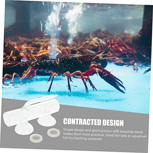 Toyvian 1set Fish Breeding Incubator for Fish Tank Transparent Isolation Box Cups and of Newborns