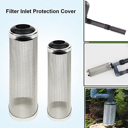 12mm Stainless Steel Aquarium Inflow Inlet Filter Aquarium Filter Intake Cover Fish Shrimp Mesh Net Filter Guard Fish Tank Intake Strainer Cover - size: Inner Hole Diameter: 12mm