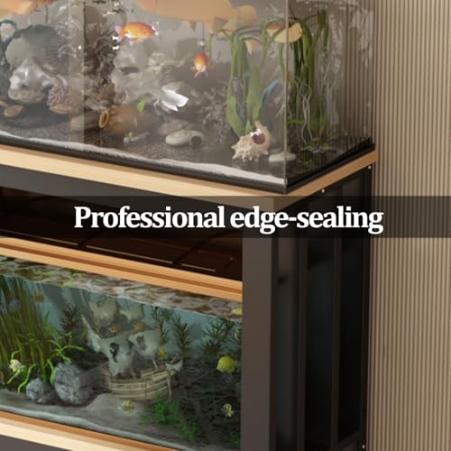 Fish Tank Stand, 3-Tier Aquarium Stand, Adjustable Plant Shelf, Cabinet for Fish Tank Accessories Storage, Terrarium Stands, Storage Shelf for Living Room Office Hotel Lobby(65*45*100CM) - size: 65*45*100CM