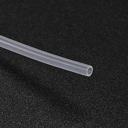 uxcell Silicone Tubing 1/16"(1.5mm) ID x 3/32"(2.5mm) OD 3.3ft(1m) Silicone Rubber Tube Air Hose Clear